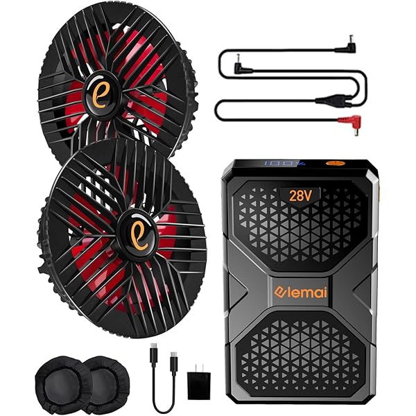 Amazon.co.jp: [elemai] NEWモデル 28V超超高電圧出力 30000mAh大容量